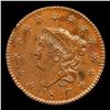 Image 2 : ***Auction Highlight*** 1817 13 Stars Coronet Head Large Cent 1c Graded au58+ By SEGS (fc)