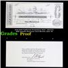 Image 1 : Proof 1850 $100 California Promissory Note - Obverse BEP Intaglio Souvenir Card SO-034, ANA '83 Grad