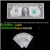 Image 1 : Group of 10 $1 Federal Reserve Notes, Series 1963 to 2009, All CU Grade Grades Select CU
