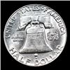 Image 3 : 1960-d Franklin Half Dollar 50c Grades Select Unc