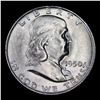 Image 2 : 1950-d Franklin Half Dollar 50c Grades Select Unc FBL