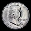 Image 2 : 1950-d Franklin Half Dollar 50c Grades Select Unc FBL