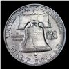 Image 3 : 1950-d Franklin Half Dollar 50c Grades Select Unc FBL
