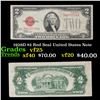 Image 1 : 1928F $2 Red Seal United States Note Grades vf+