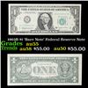 Image 1 : 1963B $1 'Barr Note' Federal Reserve Note Grades Choice AU