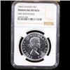 Image 2 : NGC 1964 Canada Silver $1 - Quebec Charlottetown  KM-58 Graded PL details By NGC