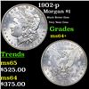 Image 1 : 1902-p Morgan Dollar $1 Grades Choice+ Unc