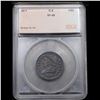 Image 4 : ***Auction Highlight*** 1811 Classic Head half cent C-2 1/2c Graded xf40 By SEGS (fc)