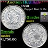Image 1 : ***Auction Highlight*** 1830 Capped Bust Half Dime 1/2 10c Graded ms64 BY SEGS (fc)