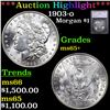 Image 1 : ***Auction Highlight*** 1903-o Morgan Dollar $1 Graded ms65+ By SEGS (fc)