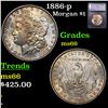 Image 1 : 1886-p Morgan Dollar $1 Graded ms66 By SEGS