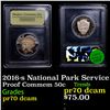 Image 1 : Proof 2016-s National Park Service Modern Commem Half Dollar 50c Graded GEM++ Proof Deep Cameo BY US