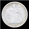 Image 2 : 1864-s Seated Half Dollar 50c Grades xf