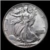 Image 2 : 1942-p Walking Liberty Half Dollar 50c Grades Select Unc