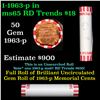 Image 1 : Shotgun Lincoln 1c roll, 1963-p 50 pcs Bank Wrapper.