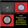 Image 1 : 1976 Biccentenial Replica of America’s First Medals Pewter Series. Revolutionary Medal of Major Henr
