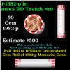 Image 1 : Shotgun Lincoln 1c roll, 1982-p 50 pcs Bank Wrapper.