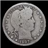 Image 2 : 1907-p Barber Quarter 25c Grades vg+