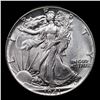 Image 2 : 1941-p Walking Liberty Half Dollar 50c Grades Select+ Unc