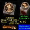 Image 1 : Proof Lincoln 1c roll, 1975 50 pcs