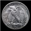 Image 3 : 1945-d Walking Liberty Half Dollar 50c Grades Select+ Unc