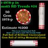 Image 1 : Shotgun Lincoln 1c roll, 1978-p 50 pcs Bank Wrapper.