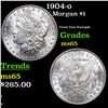 Image 1 : 1904-o Morgan Dollar $1 Grades GEM Unc