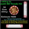 Image 1 : Shotgun Lincoln 1c roll, 1974-p 50 pcs Bank Wrapper.