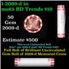 Image 1 : Shotgun Lincoln 1c roll, 2009-d 50 pcs Bank Wrapper.