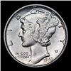 Image 2 : 1943-p Mercury Dime 10c Grades GEM+ Unc