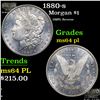 Image 1 : 1880-s Morgan Dollar $1 Grades Choice Unc PL