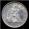 Image 2 : ***Auction Highlight*** 1876-p Twenty Cent Piece 20c Graded Select+ Unc BY USCG (fc)