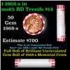 Image 1 : Shotgun Lincoln 1c roll, 1968-s 50 pcs Bank Wrapper.