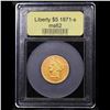Image 4 : ***Auction Highlight*** 1871-s Gold Liberty Half Eagle Near TOP POP! $5 Graded Select Unc BY USCG (f