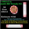 Image 1 : Shotgun Lincoln 1c roll, 1982-d 50 pcs Bank Wrapper.