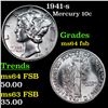 Image 1 : 1941-s Mercury Dime 10c Grades Choice Unc FSB