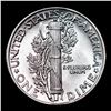 Image 3 : 1943-p Mercury Dime 10c Graded ms67 fsb BY SEGS