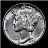 Image 2 : 1942-s Mercury Dime 10c Grades GEM+ FSB