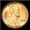Image 2 : 1941-p Lincoln Cent 1c Grades GEM+ Unc RD