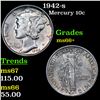 Image 1 : 1942-s Mercury Dime 10c Grades GEM++ Unc