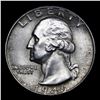 Image 2 : 1946-d Washington Quarter 25c Grades GEM Unc