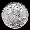 Image 2 : 1943-p Walking Liberty Half Dollar 50c Grades Select Unc