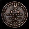 Image 2 : 1824 Boar Rush Hard Times Token  Hard Times Token 1c Grades xf+