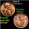 Image 1 : 1955-d Lincoln Cent 1c Grades GEM++ Unc RD