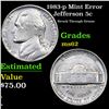 Image 1 : 1983-p Jefferson Nickel Mint Error 5c Grades Select Unc