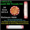 Image 1 : Shotgun Lincoln 1c roll, 1972-d 50 pcs Bank Wrapper.