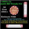 Image 1 : Shotgun Lincoln 1c roll, 1968-s 50 pcs Bank Wrapper.