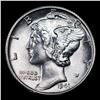 Image 2 : 1941-s Mercury Dime 10c Grades GEM++ Unc