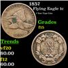 Image 1 : 1857 Flying Eagle Cent 1c Grades f+