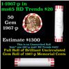 Image 1 : Shotgun Lincoln 1c roll, 1967-p 50 pcs Bank Wrapper.